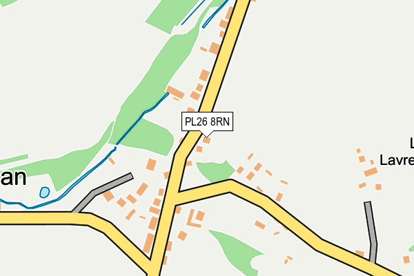 PL26 8RN map - OS OpenMap – Local (Ordnance Survey) PL26 8RN map - OS OpenMap – Local (Ordnance Survey)