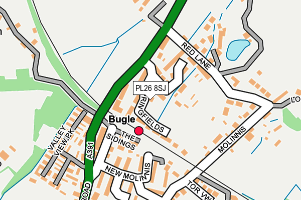 PL26 8SJ map - OS OpenMap – Local (Ordnance Survey) PL26 8SJ map - OS OpenMap – Local (Ordnance Survey)
