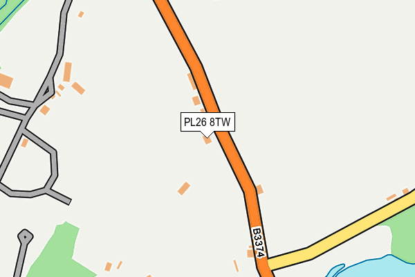 PL26 8TW map - OS OpenMap – Local (Ordnance Survey) PL26 8TW map - OS OpenMap – Local (Ordnance Survey)