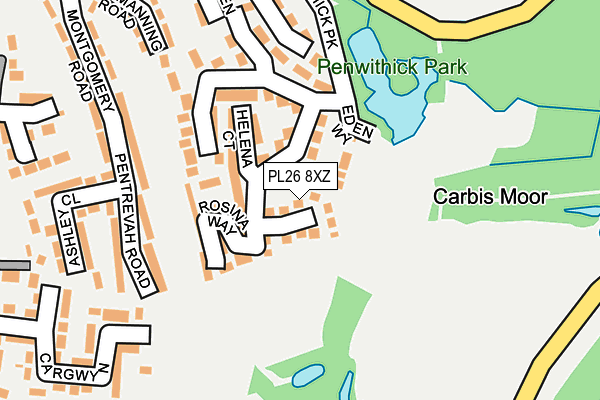PL26 8XZ map - OS OpenMap – Local (Ordnance Survey) PL26 8XZ map - OS OpenMap – Local (Ordnance Survey)