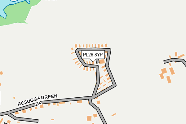 PL26 8YP map - OS OpenMap – Local (Ordnance Survey) PL26 8YP map - OS OpenMap – Local (Ordnance Survey)
