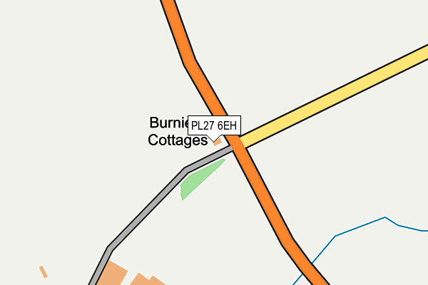 PL27 6EH map - OS OpenMap – Local (Ordnance Survey) PL27 6EH map - OS OpenMap – Local (Ordnance Survey)