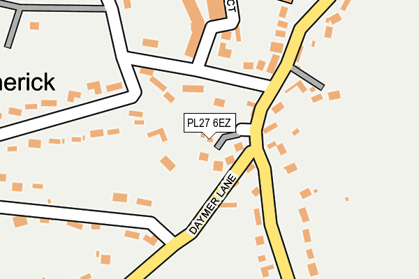 PL27 6EZ map - OS OpenMap – Local (Ordnance Survey) PL27 6EZ map - OS OpenMap – Local (Ordnance Survey)