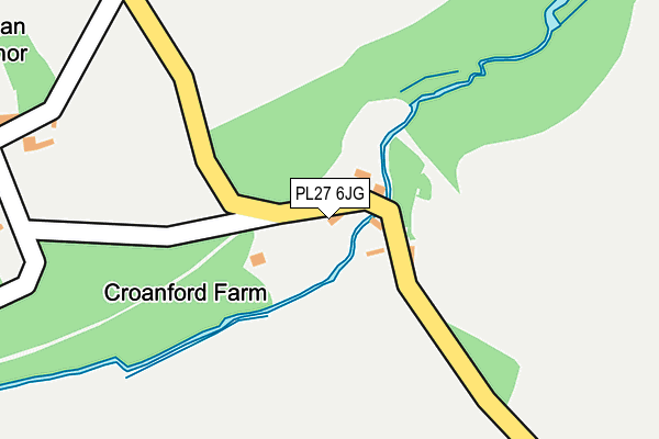 PL27 6JG map - OS OpenMap – Local (Ordnance Survey) PL27 6JG map - OS OpenMap – Local (Ordnance Survey)