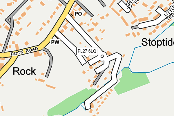 PL27 6LQ map - OS OpenMap – Local (Ordnance Survey) PL27 6LQ map - OS OpenMap – Local (Ordnance Survey)