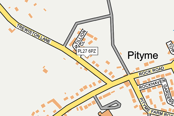 PL27 6PZ map - OS OpenMap – Local (Ordnance Survey) PL27 6PZ map - OS OpenMap – Local (Ordnance Survey)