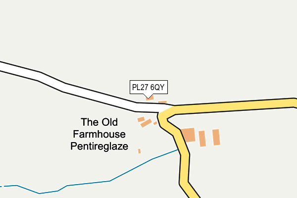 PL27 6QY map - OS OpenMap – Local (Ordnance Survey) PL27 6QY map - OS OpenMap – Local (Ordnance Survey)