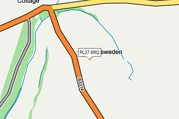 PL27 6RQ map - OS OpenMap – Local (Ordnance Survey) PL27 6RQ map - OS OpenMap – Local (Ordnance Survey)