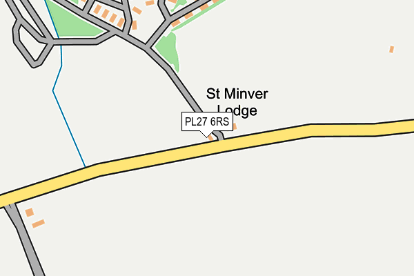 PL27 6RS map - OS OpenMap – Local (Ordnance Survey) PL27 6RS map - OS OpenMap – Local (Ordnance Survey)