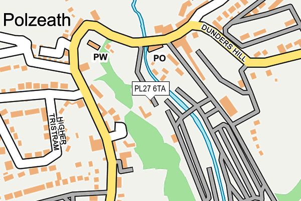 PL27 6TA map - OS OpenMap – Local (Ordnance Survey) PL27 6TA map - OS OpenMap – Local (Ordnance Survey)