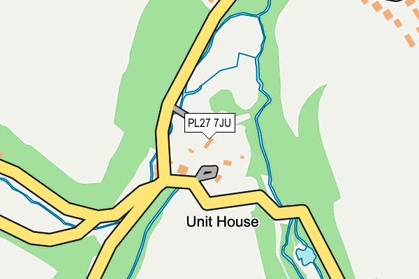 PL27 7JU map - OS OpenMap – Local (Ordnance Survey) PL27 7JU map - OS OpenMap – Local (Ordnance Survey)