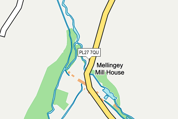 PL27 7QU map - OS OpenMap – Local (Ordnance Survey) PL27 7QU map - OS OpenMap – Local (Ordnance Survey)