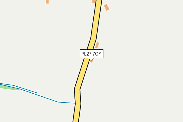 PL27 7QY map - OS OpenMap – Local (Ordnance Survey) PL27 7QY map - OS OpenMap – Local (Ordnance Survey)