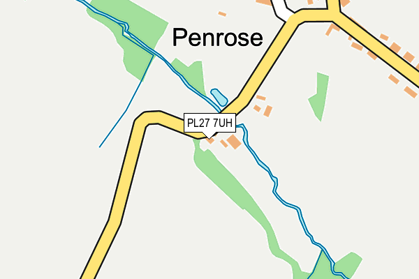 PL27 7UH map - OS OpenMap – Local (Ordnance Survey) PL27 7UH map - OS OpenMap – Local (Ordnance Survey)