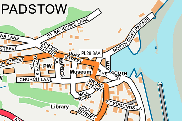 PL28 8AA map - OS OpenMap – Local (Ordnance Survey) PL28 8AA map - OS OpenMap – Local (Ordnance Survey)