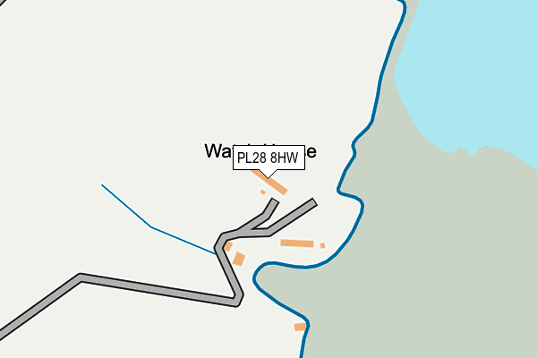 PL28 8HW map - OS OpenMap – Local (Ordnance Survey) PL28 8HW map - OS OpenMap – Local (Ordnance Survey)