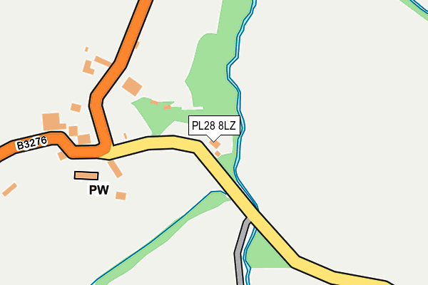 PL28 8LZ map - OS OpenMap – Local (Ordnance Survey) PL28 8LZ map - OS OpenMap – Local (Ordnance Survey)