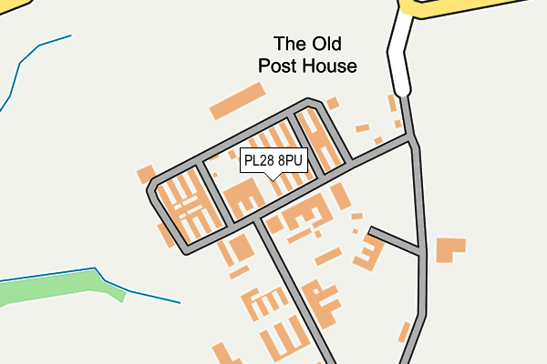 PL28 8PU map - OS OpenMap – Local (Ordnance Survey) PL28 8PU map - OS OpenMap – Local (Ordnance Survey)