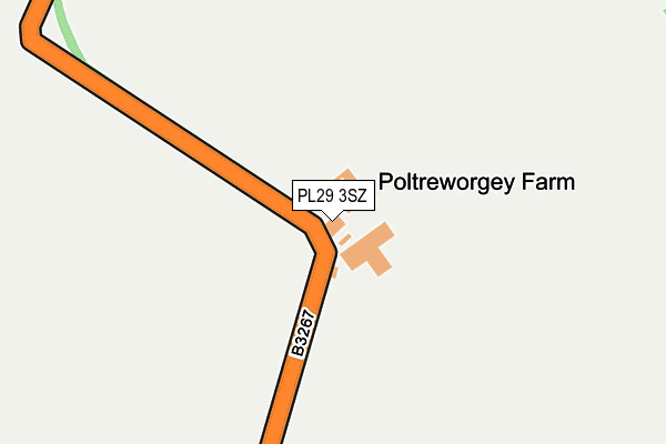 PL29 3SZ map - OS OpenMap – Local (Ordnance Survey) PL29 3SZ map - OS OpenMap – Local (Ordnance Survey)