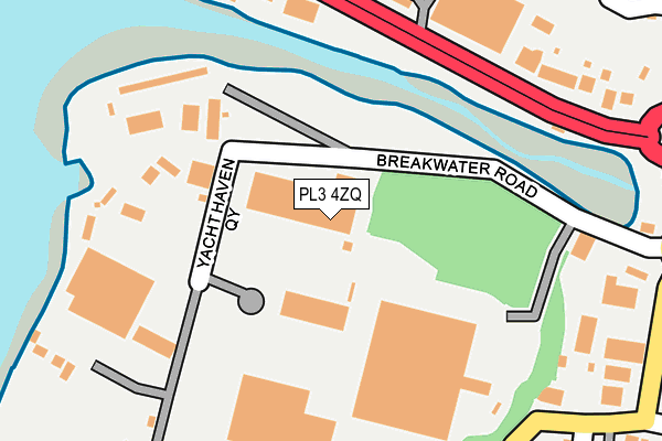 PL3 4ZQ map - OS OpenMap – Local (Ordnance Survey) PL3 4ZQ map - OS OpenMap – Local (Ordnance Survey)