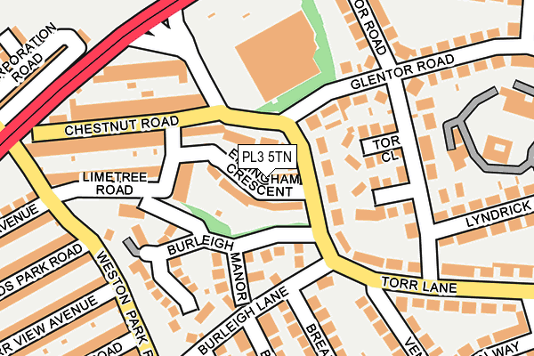 PL3 5TN map - OS OpenMap – Local (Ordnance Survey) PL3 5TN map - OS OpenMap – Local (Ordnance Survey)