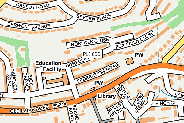 PL3 6DD map - OS OpenMap – Local (Ordnance Survey) PL3 6DD map - OS OpenMap – Local (Ordnance Survey)