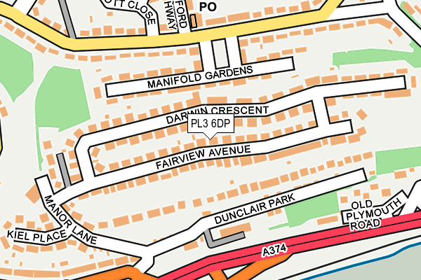 PL3 6DP map - OS OpenMap – Local (Ordnance Survey) PL3 6DP map - OS OpenMap – Local (Ordnance Survey)