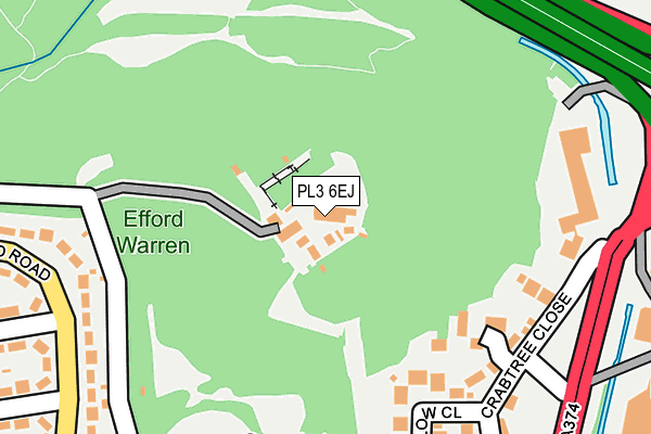 PL3 6EJ map - OS OpenMap – Local (Ordnance Survey) PL3 6EJ map - OS OpenMap – Local (Ordnance Survey)