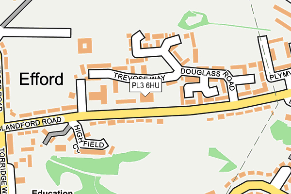 PL3 6HU map - OS OpenMap – Local (Ordnance Survey) PL3 6HU map - OS OpenMap – Local (Ordnance Survey)