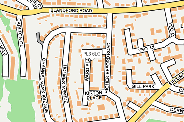PL3 6LG map - OS OpenMap – Local (Ordnance Survey) PL3 6LG map - OS OpenMap – Local (Ordnance Survey)