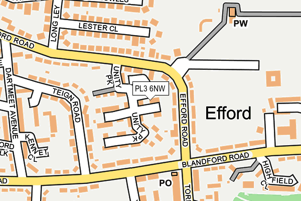 PL3 6NW map - OS OpenMap – Local (Ordnance Survey) PL3 6NW map - OS OpenMap – Local (Ordnance Survey)