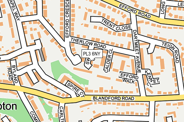 PL3 6NY map - OS OpenMap – Local (Ordnance Survey) PL3 6NY map - OS OpenMap – Local (Ordnance Survey)