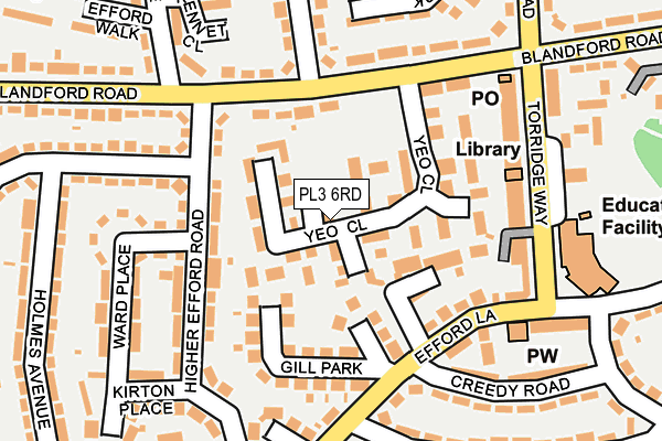PL3 6RD map - OS OpenMap – Local (Ordnance Survey) PL3 6RD map - OS OpenMap – Local (Ordnance Survey)