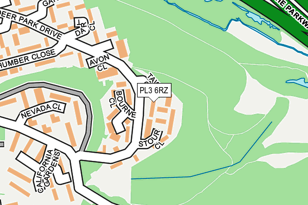 PL3 6RZ map - OS OpenMap – Local (Ordnance Survey) PL3 6RZ map - OS OpenMap – Local (Ordnance Survey)