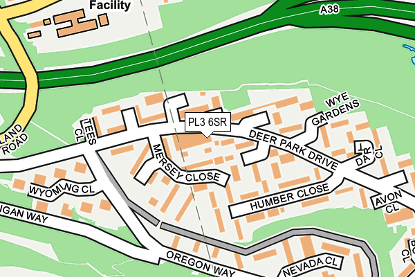 PL3 6SR map - OS OpenMap – Local (Ordnance Survey) PL3 6SR map - OS OpenMap – Local (Ordnance Survey)