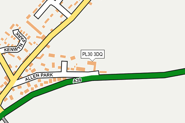 PL30 3DQ map - OS OpenMap – Local (Ordnance Survey)