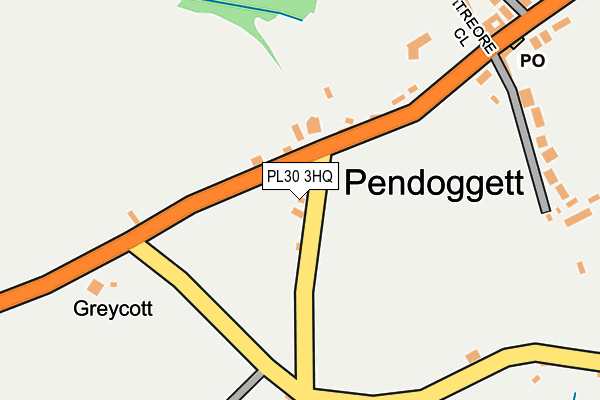 PL30 3HQ map - OS OpenMap – Local (Ordnance Survey) PL30 3HQ map - OS OpenMap – Local (Ordnance Survey)