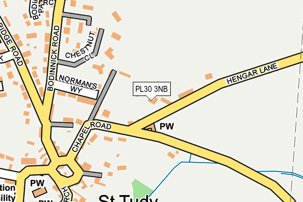 PL30 3NB map - OS OpenMap – Local (Ordnance Survey) PL30 3NB map - OS OpenMap – Local (Ordnance Survey)