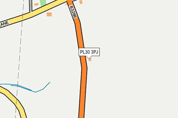PL30 3PJ map - OS OpenMap – Local (Ordnance Survey) PL30 3PJ map - OS OpenMap – Local (Ordnance Survey)