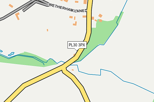 PL30 3PX map - OS OpenMap – Local (Ordnance Survey) PL30 3PX map - OS OpenMap – Local (Ordnance Survey)
