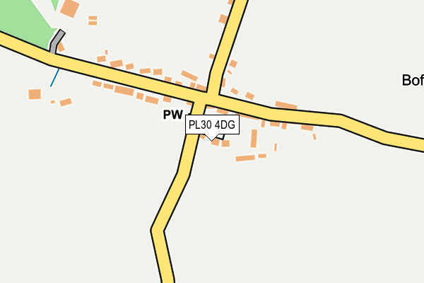 PL30 4DG map - OS OpenMap – Local (Ordnance Survey) PL30 4DG map - OS OpenMap – Local (Ordnance Survey)
