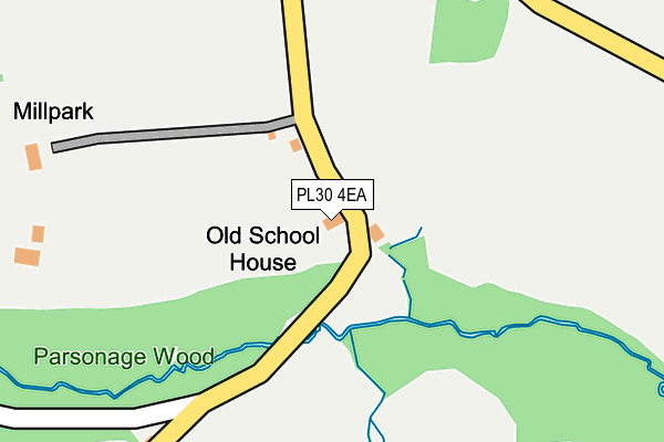 PL30 4EA map - OS OpenMap – Local (Ordnance Survey) PL30 4EA map - OS OpenMap – Local (Ordnance Survey)