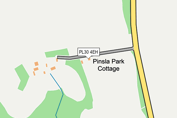 PL30 4EH map - OS OpenMap – Local (Ordnance Survey) PL30 4EH map - OS OpenMap – Local (Ordnance Survey)