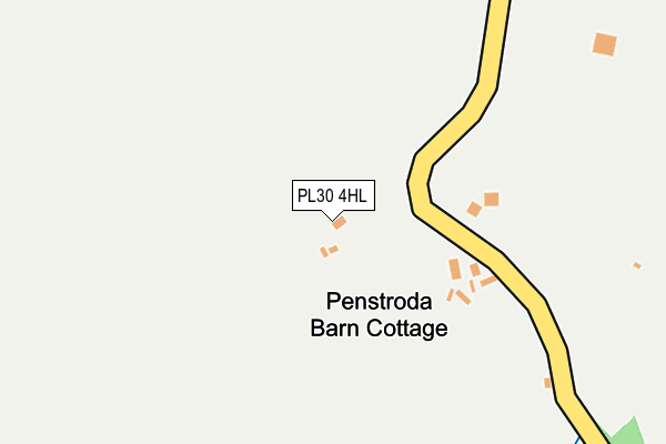 PL30 4HL map - OS OpenMap – Local (Ordnance Survey) PL30 4HL map - OS OpenMap – Local (Ordnance Survey)