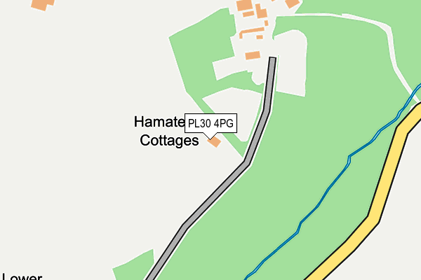 PL30 4PG map - OS OpenMap – Local (Ordnance Survey) PL30 4PG map - OS OpenMap – Local (Ordnance Survey)