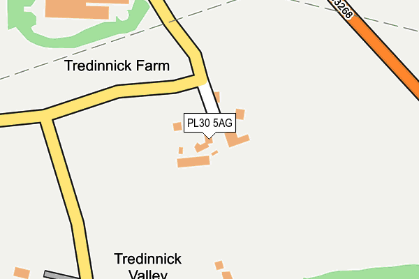 PL30 5AG map - OS OpenMap – Local (Ordnance Survey) PL30 5AG map - OS OpenMap – Local (Ordnance Survey)