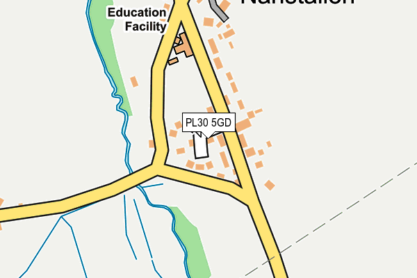 PL30 5GD map - OS OpenMap – Local (Ordnance Survey) PL30 5GD map - OS OpenMap – Local (Ordnance Survey)
