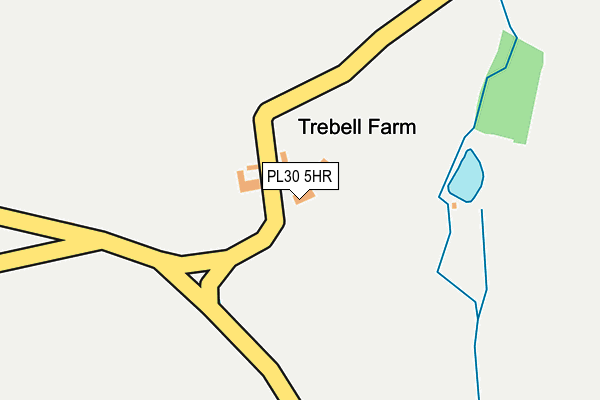 PL30 5HR map - OS OpenMap – Local (Ordnance Survey) PL30 5HR map - OS OpenMap – Local (Ordnance Survey)