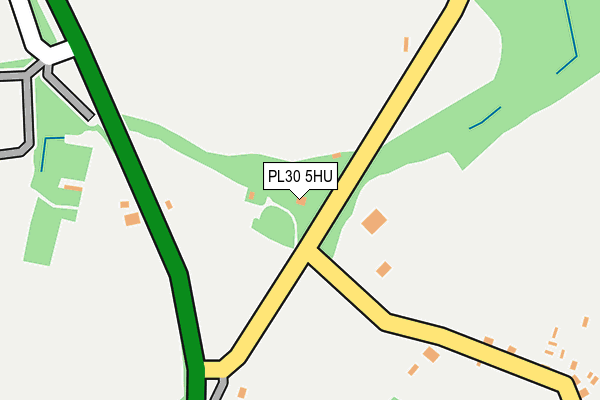 PL30 5HU map - OS OpenMap – Local (Ordnance Survey) PL30 5HU map - OS OpenMap – Local (Ordnance Survey)