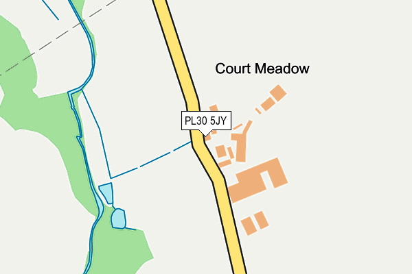PL30 5JY map - OS OpenMap – Local (Ordnance Survey) PL30 5JY map - OS OpenMap – Local (Ordnance Survey)